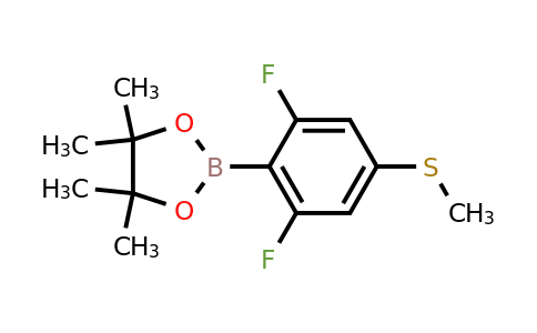 1355011-25-4 | 2-(2,6-Difluoro-4-(methylthio)phenyl)-4,4,5,5-tetramethyl-1,3,2-dioxaborolane