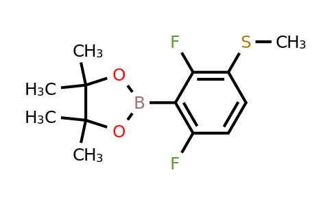 1355011-72-1 | 2-(2,6-Difluoro-3-(methylthio)phenyl)-4,4,5,5-tetramethyl-1,3,2-dioxaborolane