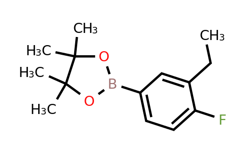 1355083-61-2 | 2-(3-Ethyl-4-fluorophenyl)-4,4,5,5-tetramethyl-1,3,2-dioxaborolane