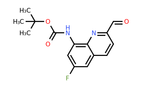 1355180-44-7 | tert-Butyl (6-fluoro-2-formylquinolin-8-yl)carbamate