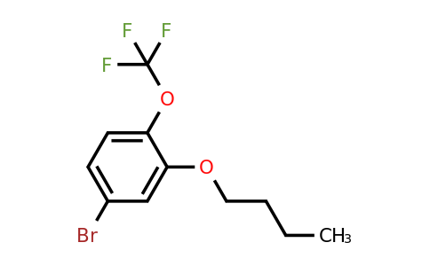 1355246-82-0 | 4-Bromo-2-butoxy-1-(trifluoromethoxy)benzene