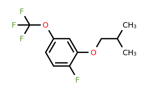 1355246-84-2 | 1-Fluoro-2-isobutoxy-4-(trifluoromethoxy)benzene