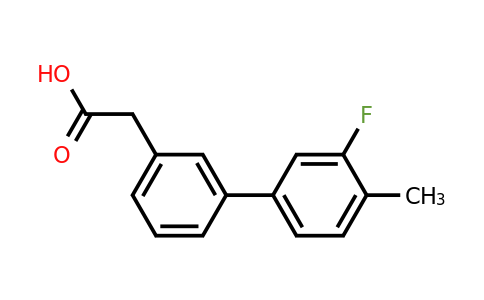 1355247-84-5 | [3-(3-Fluoro-4-methylphenyl)phenyl]acetic acid