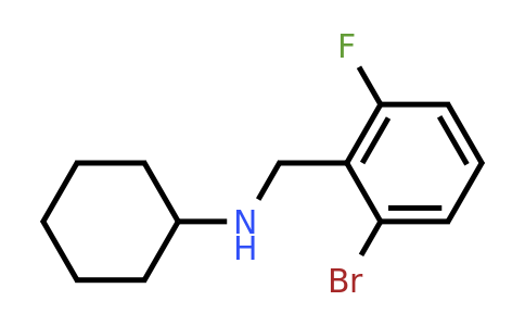 1355247-90-3 | N-[(2-Bromo-6-fluorophenyl)methyl]cyclohexanamine
