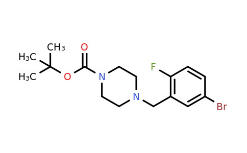 1355247-99-2 | 4-Bromo-2-(4-BOC-piperazinomethyl)-1-fluorobenzene