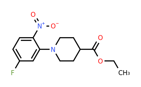 1355334-52-9 | Ethyl 1-(5-fluoro-2-nitrophenyl)piperidine-4-carboxylate