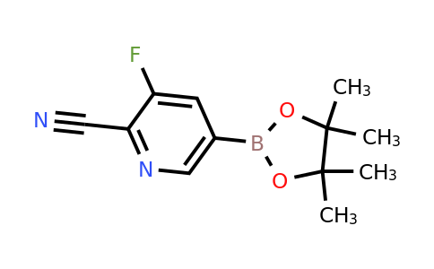 1356066-65-3 | 3-Fluoro-5-(4,4,5,5-tetramethyl-1,3,2-dioxaborolan-2-yl)picolinonitrile