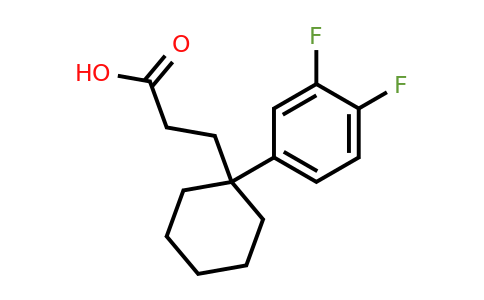 1356464-96-4 | 3-(1-(3,4-Difluorophenyl)cyclohexyl)propanoic acid