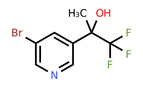 1356483-46-9 | 2-(5-Bromopyridin-3-yl)-1,1,1-trifluoropropan-2-ol