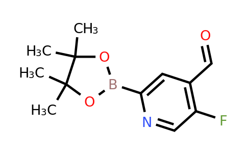 1356930-47-6 | 5-FLuoro-2-(tetramethyl-1,3,2-dioxaborolan-2-yl)pyridine-4-carbaldehyde