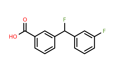 1357353-84-4 | 3-(Fluoro(3-fluorophenyl)methyl)benzoic acid