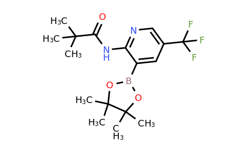 1357387-24-6 | N-(3-(4,4,5,5-Tetramethyl-1,3,2-dioxaborolan-2-yl)-5-(trifluoromethyl)pyridin-2-yl)pivalamide