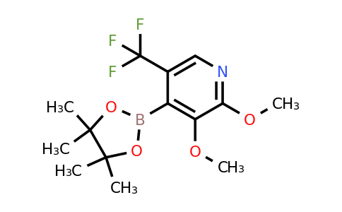 1357387-31-5 | 2,3-Dimethoxy-4-(4,4,5,5-tetramethyl-1,3,2-dioxaborolan-2-yl)-5-(trifluoromethyl)pyridine