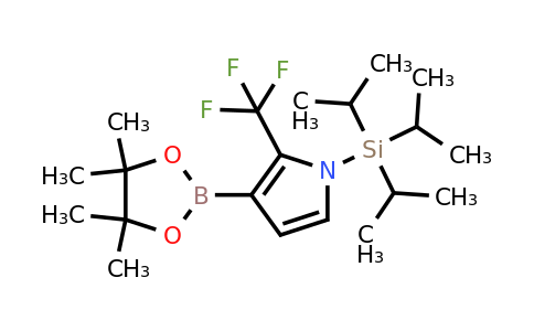 1357387-66-6 | 3-(4,4,5,5-Tetramethyl-1,3,2-dioxaborolan-2-yl)-2-(trifluoromethyl)-1-(triisopropylsilyl)-1H-pyrrole