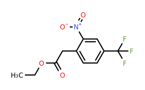 1357626-53-9 | Ethyl 2-(2-nitro-4-(trifluoromethyl)phenyl)acetate