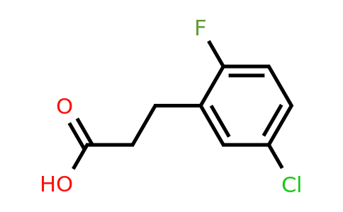 135832-52-9 | 3-(5-Chloro-2-fluorophenyl)propanoic acid