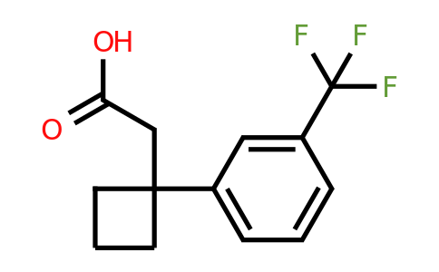 1358805-28-3 | 2-(1-(3-(Trifluoromethyl)phenyl)cyclobutyl)acetic acid