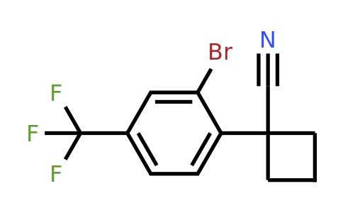 1360451-37-1 | 1-(2-Bromo-4-(trifluoromethyl)phenyl)cyclobutanecarbonitrile
