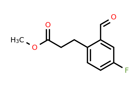 1360606-08-1 | Methyl 4-fluoro-2-formylphenylpropanoate