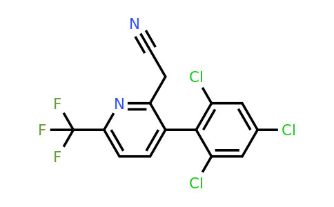1361467-70-0 | 3-(2,4,6-Trichlorophenyl)-6-(trifluoromethyl)pyridine-2-acetonitrile