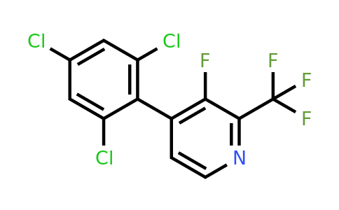 1361468-29-2 | 3-Fluoro-4-(2,4,6-trichlorophenyl)-2-(trifluoromethyl)pyridine