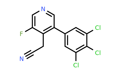 1361468-31-6 | 3-Fluoro-5-(3,4,5-trichlorophenyl)pyridine-4-acetonitrile