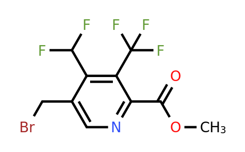 Methyl 5-(bromomethyl)-4-(difluoromethyl)-3-(trifluoromethyl)pyridine-2-carboxylate