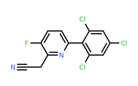 1361471-94-4 | 3-Fluoro-6-(2,4,6-trichlorophenyl)pyridine-2-acetonitrile