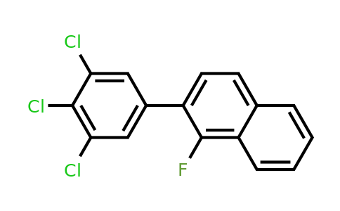 1361472-64-1 | 1-Fluoro-2-(3,4,5-trichlorophenyl)naphthalene