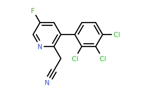 1361472-98-1 | 5-Fluoro-3-(2,3,4-trichlorophenyl)pyridine-2-acetonitrile