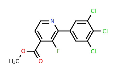 1361473-44-0 | Methyl 3-fluoro-2-(3,4,5-trichlorophenyl)isonicotinate