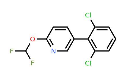 1361473-83-7 | 5-(2,6-Dichlorophenyl)-2-(difluoromethoxy)pyridine