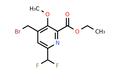 1361474-29-4 | Ethyl 4-(bromomethyl)-6-(difluoromethyl)-3-methoxypyridine-2-carboxylate