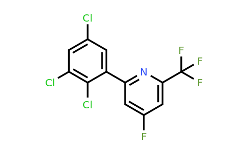 1361474-75-0 | 4-Fluoro-2-(2,3,5-trichlorophenyl)-6-(trifluoromethyl)pyridine