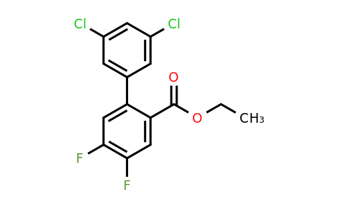 1361476-95-0 | 3',5'-Dichloro-4,5-difluoro-biphenyl-2-carboxylic acid ethyl ester