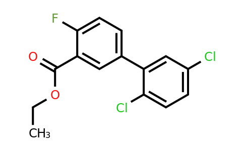 1361477-13-5 | 2',5'-Dichloro-4-fluoro-biphenyl-3-carboxylic acid ethyl ester