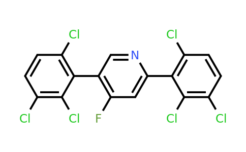 1361477-91-9 | 2,5-Bis(2,3,6-trichlorophenyl)-4-fluoropyridine
