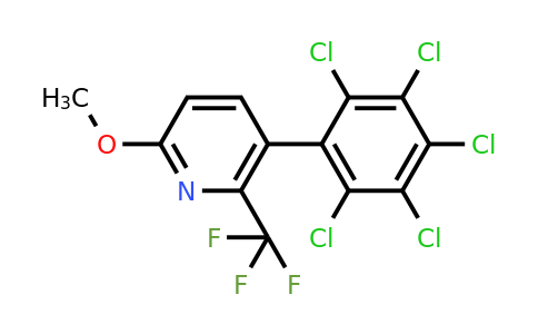 1361482-75-8 | 6-Methoxy-3-(perchlorophenyl)-2-(trifluoromethyl)pyridine