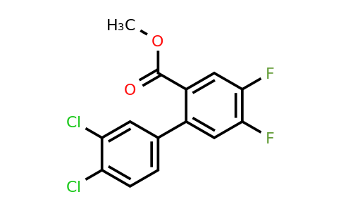 1361484-12-9 | 3',4'-Dichloro-4,5-difluoro-biphenyl-2-carboxylic acid methyl ester