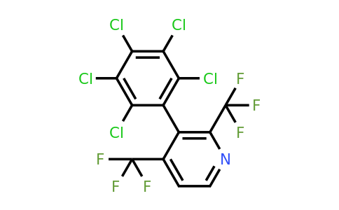 1361485-15-5 | 2,4-Bis(trifluoromethyl)-3-(perchlorophenyl)pyridine