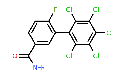 1361485-39-3 | 6-Fluoro-2',3',4',5',6'-pentachlorobiphenyl-3-carboxylic acid amide