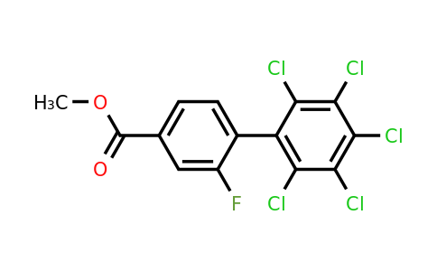1361485-51-9 | Methyl 2-fluoro-2',3',4',5',6'-pentachlorobiphenyl-4-carboxylate