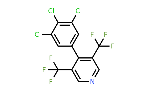1361485-71-3 | 3,5-Bis(trifluoromethyl)-4-(3,4,5-trichlorophenyl)pyridine