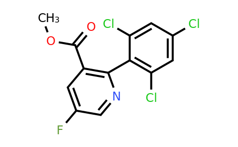 1361487-59-3 | Methyl 5-fluoro-2-(2,4,6-trichlorophenyl)nicotinate