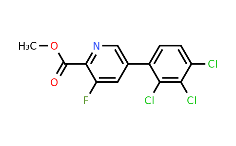 1361487-63-9 | Methyl 3-fluoro-5-(2,3,4-trichlorophenyl)picolinate