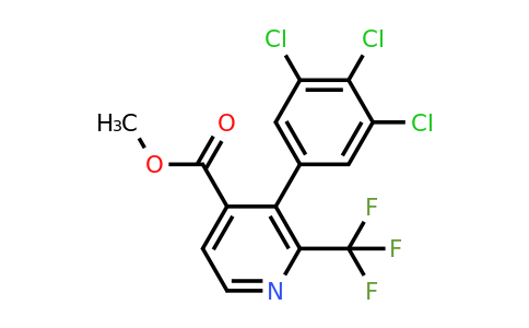 1361489-35-1 | Methyl 3-(3,4,5-trichlorophenyl)-2-(trifluoromethyl)isonicotinate