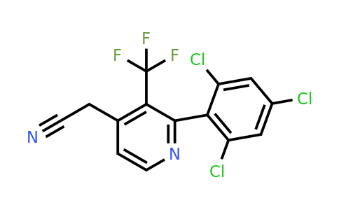 1361491-33-9 | 2-(2,4,6-Trichlorophenyl)-3-(trifluoromethyl)pyridine-4-acetonitrile