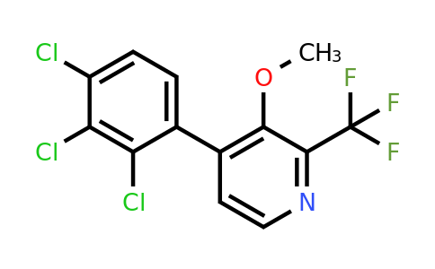 1361491-60-2 | 3-Methoxy-4-(2,3,4-trichlorophenyl)-2-(trifluoromethyl)pyridine