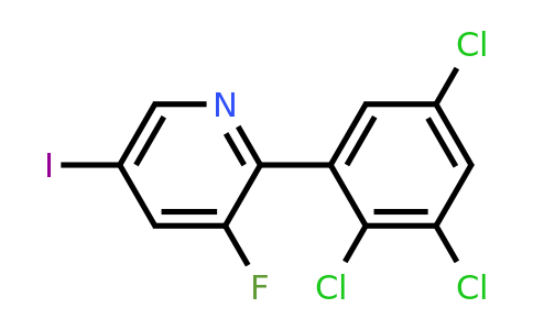 1361491-63-5 | 3-Fluoro-5-iodo-2-(2,3,5-trichlorophenyl)pyridine