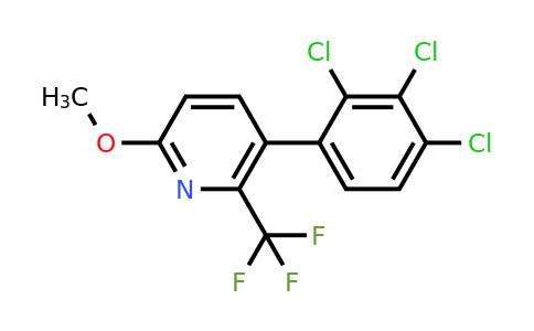 1361491-66-8 | 6-Methoxy-3-(2,3,4-trichlorophenyl)-2-(trifluoromethyl)pyridine